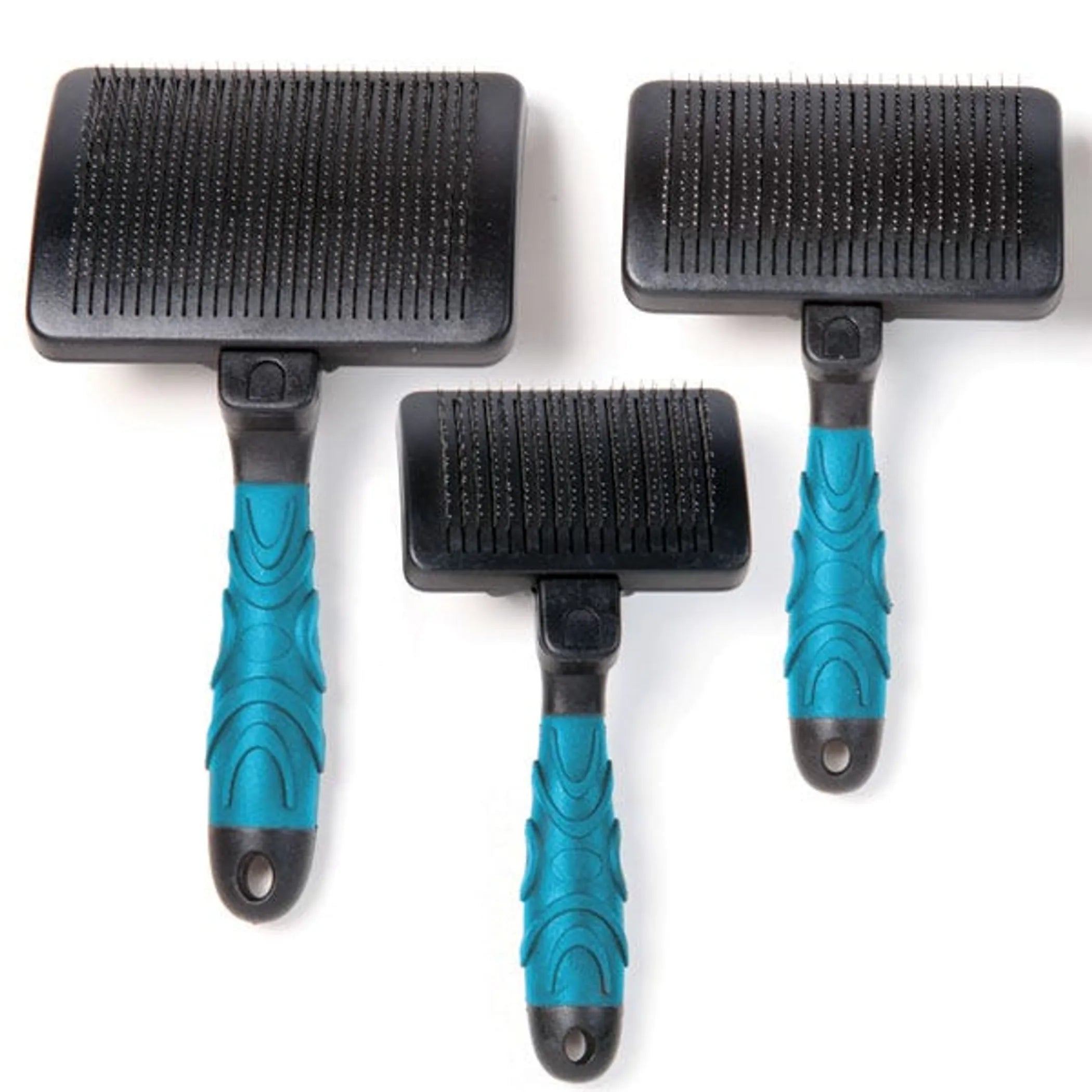 MGT Self-Cleaning Slicker Brush — Push-Button Detangling for Dogs & Cats